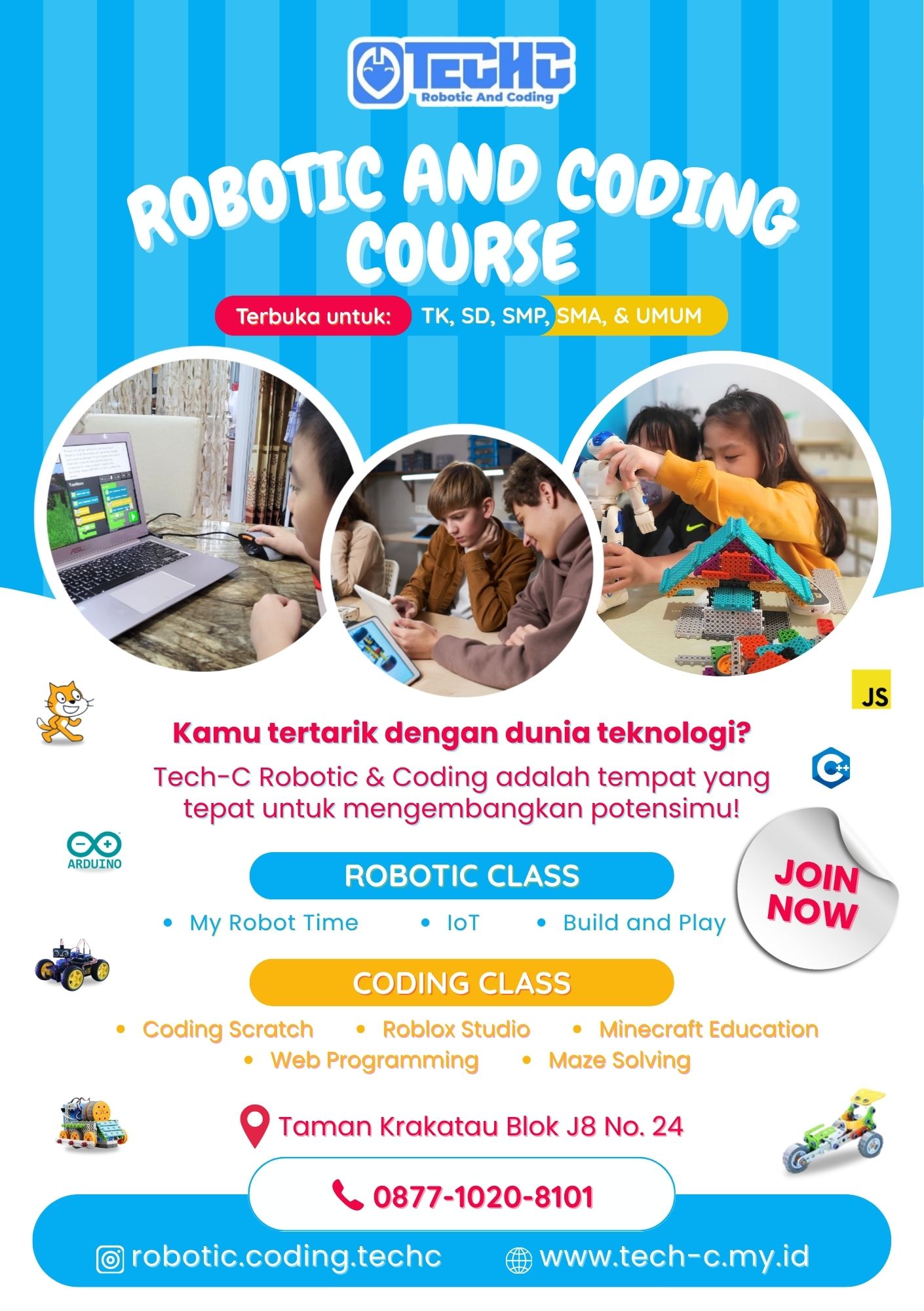Poster Private Class Robotik